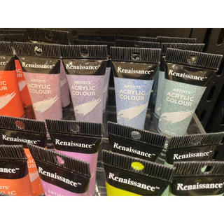 Renaissance Arcylic colour 20ml. // เรนาซองค์ สีอะคริลิค แบบหลอด ขนาด 20 มล.