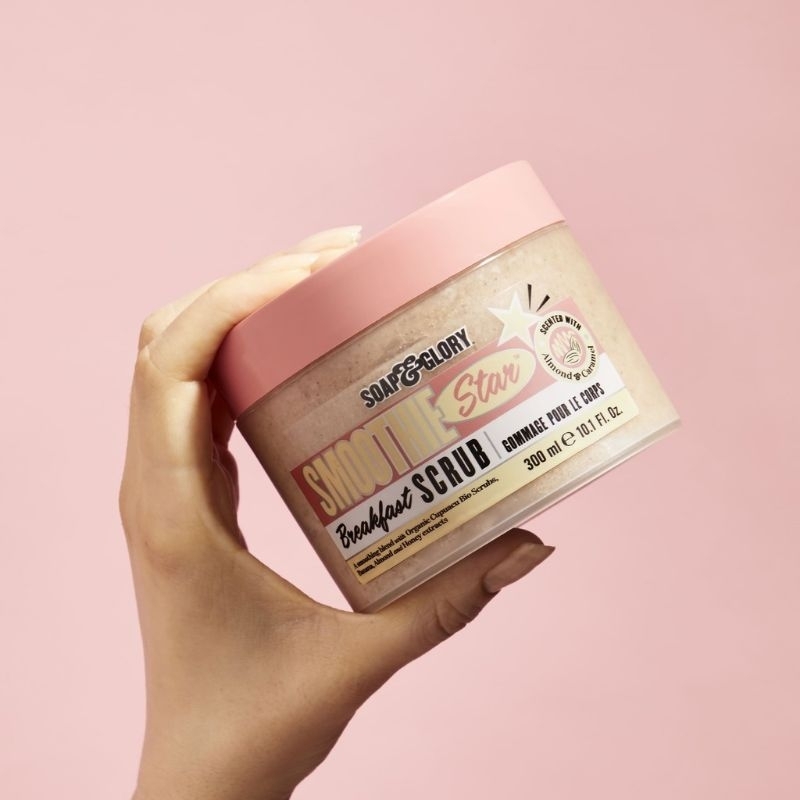 🔥🔥พร้อมส่ง!!สครับตัวหอม Soap&Glory Breakfast Scrub ใช้ได้ทุกวันไม่บาดผิว