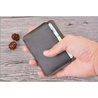 กระเป๋าสตางค์ mini wallet  หนังแท้สไตล์วินเทจ กระทัดรัด พกสะดวก