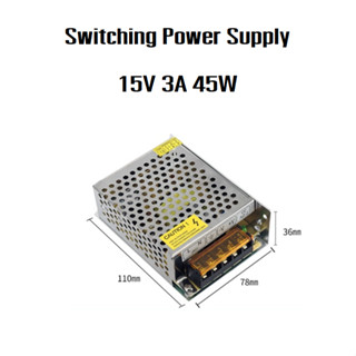 Switching Power Suppy DC 15V 3A   45W