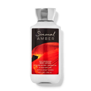 Bath &amp; Body Works Sensual Amber Shea&amp;Vitamin E Body Lotion 236ml. ของแท้