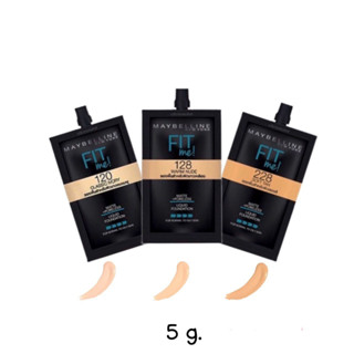 แบบซอง Maybelline Fit Me รองพื้นฟิตมีแบบซอง ขนาด 5 ml.