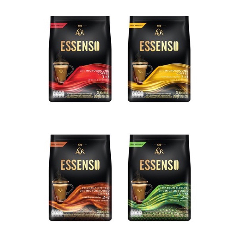กาแฟลอร์ เอสเซนโซ่ กาแฟไมโครกราวด์ L'OR Coffee Essenso Microground รสชาติกลมกล่อมหอมนุ่มลิ้น (20ซอง)