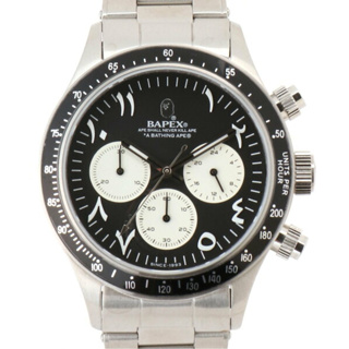 A Bathing Ape นาฬิกาข้อมือคลาสสิก Type 4 Bapex F/S สําหรับผู้ชาย