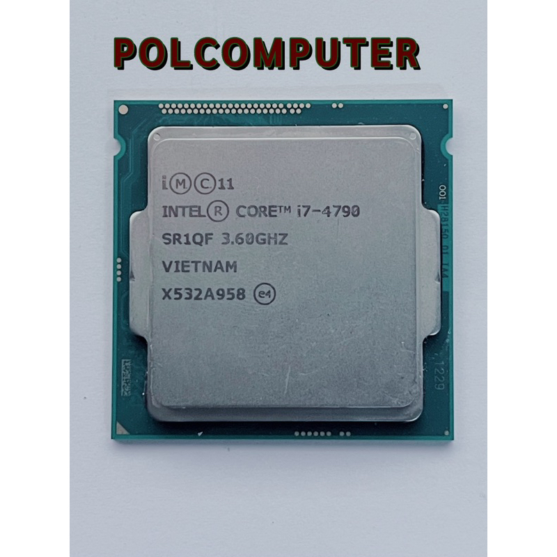 CPU CORE I7 4790 3.60GHz. 4คอ8เทรด 84W LGA 1150 มือสองใช้งานได้ปกติ ราคาถูก