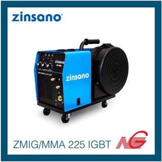 ตู้เชื่อม เครื่องเชื่อมอินเวอร์เตอร์ ZINSANO ZMIG/MMA 225 IGBT ( 2 ระบบ )