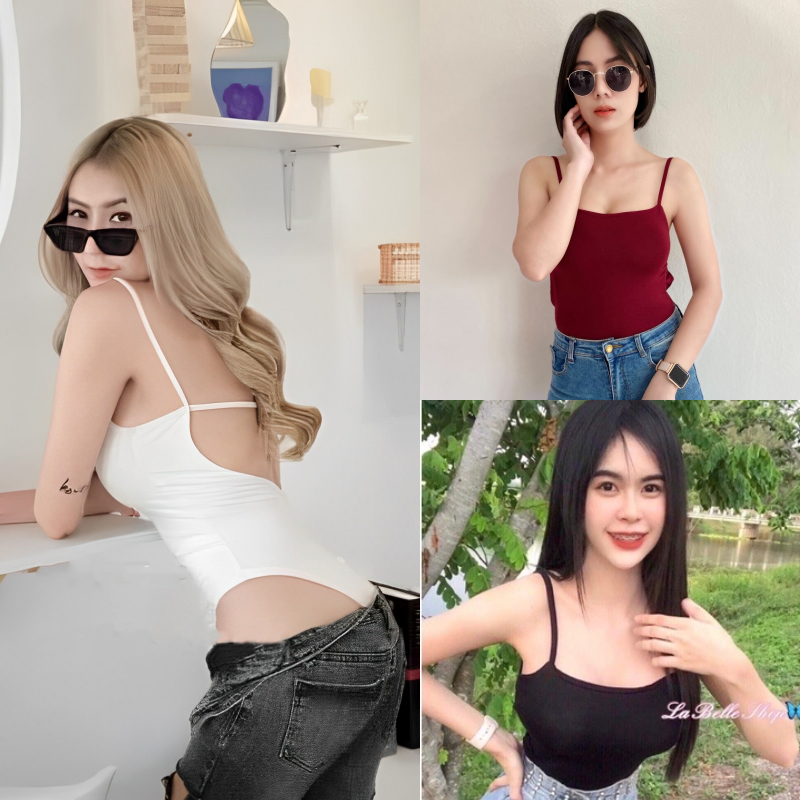 🌈SpinnyHouse🌈 บอดี้สูท บอดี้สูทสายเดี่ยว โชว์หลังยั่วมากแม่ !!งานตามหา!! ดีเทลผูกหลัง เริสค่า รุ่น D