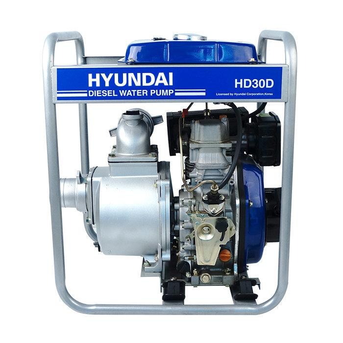 เครื่องสูบน้ำดีเซล รุ่นHD-DE-HD30DE HYUNDAI เครื่องสูบน้ำดีเซล 3 นิ้ว 5.5 แรงม้า (เชือกดึงสตาร์ท/กุญ