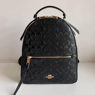 COACH F77688 JORDYN BACKPACK IN SIGNATURE LEATHER WITH RIVETS