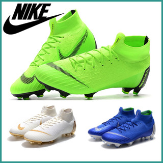 【บางกอกสปอต】NIKE_Mercurial Superfly VI 360 FG ผู้ชาย soccer shoes รองเท้าฟุตบอล Training Shoes