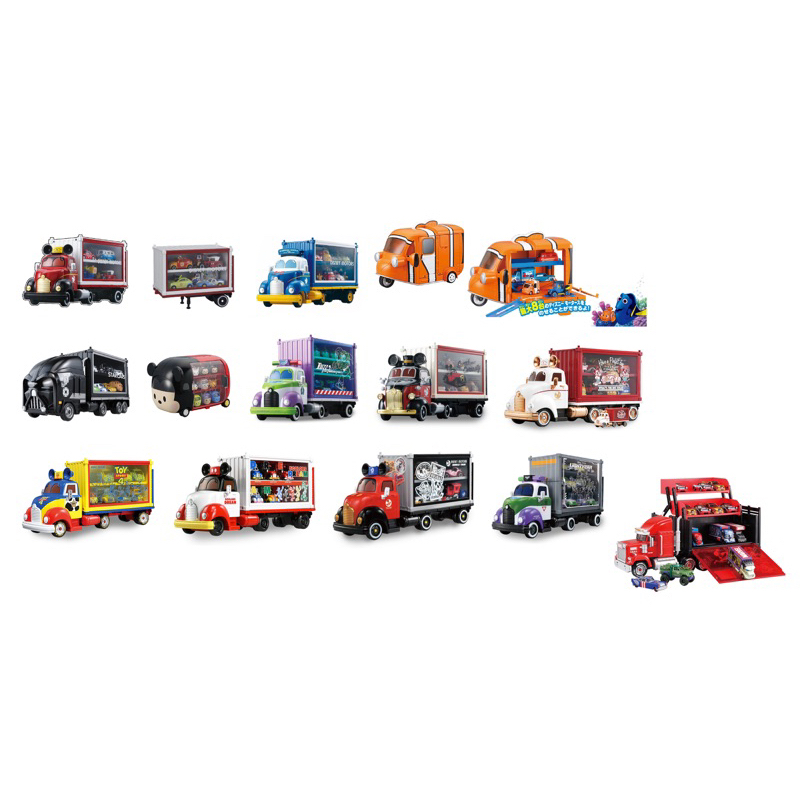 Tomica Disney Motors Carry Collection
