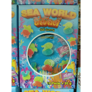 Gummy sea world  กัมมี่ซีเวิลด์  20gx12ชิ้น