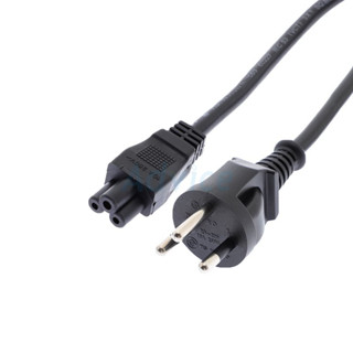 Cable POWER AC (2M) POWERMAX 3 รูกลม หนา 0.75mm (หัวเสียบรูแบน) 0.75 mm. PowerMax อุปกรณ์เชื่อมต่อ