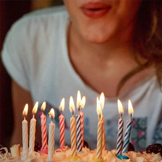 🕯️🎂 เทียนวันเกิด เทียนเปลวไฟเปลี่ยนสี เทียนเป่าไม่ดับ เทียนสปาร์ค Sparkling candles (มีประกายไฟ)⁣ 🌟✨
