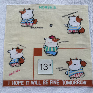 Norshin Japan ผ้าเช็ดหน้าการ์ตูนญี่ปุ่น