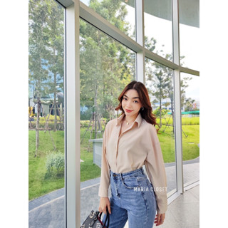 Mariacloset เสื้อเชิ้ตแขนยาว