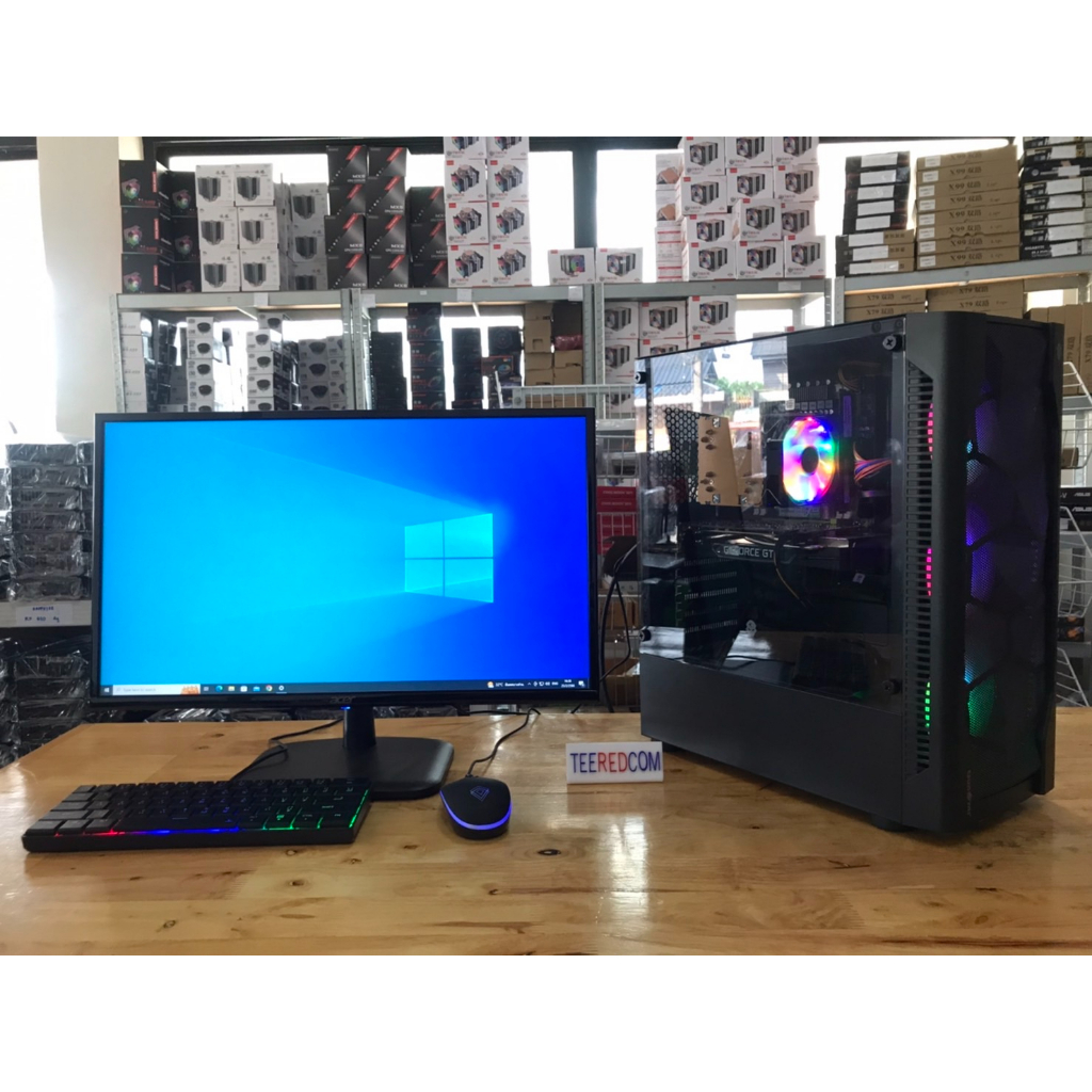 คอมชุดเเรงๆสวยๆ จอ24+GTX1660SUPER 6GBพร้อมลุย เล่นได้ทุกเกมส์ INTEL XEON E5 2680V2Turbo 3.6Ghz  +RAM