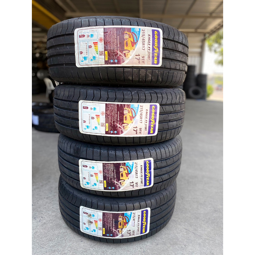 🔴 ยาง "#กู๊ดเยียร์" Goodyear รุ่น Eagle F1 Sport ปี 23 - 215/45R17