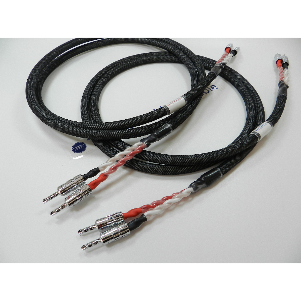 สายลำโพงรุ่นใหญ่ Canare quad star 4S11 หัวเสียบ CMC (แบบสองเส้นคู่)