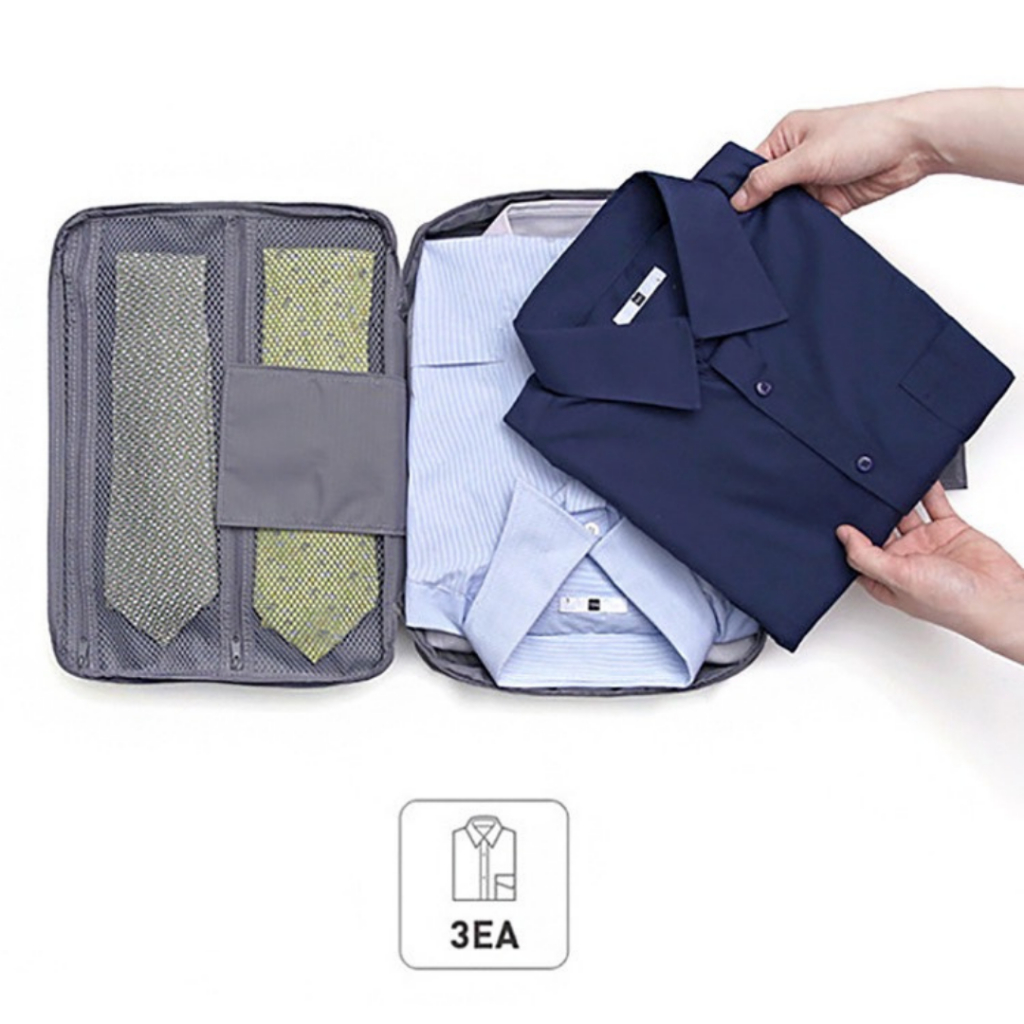 (สินค้าพร้อมส่งจากไทย) กระเป๋าเก็บเสื้อเชิ้ต สะดวกพกพาง่าย เหมาะสำหรับท่องเที่ยว (M0043)