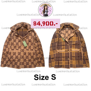 👜: New!!  Gucci GG Wool Cape Jacket / Coats ‼️ก่อนกดสั่งรบกวนทักมาเช็คสต๊อคก่อนนะคะ‼️