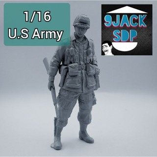 1/16 U.S Army งานเรซิ่น เรซิ่น ทหารพลร่ม ทหารอเมริกัน สงครามโลก ฟิกเกอร์์