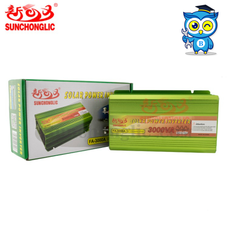 Sunchonglic 12V  220V (3000va /2000VA/1000VA /500VA / ) อินเวอร์เตอร์ Off Gird Solar Power Inverter
