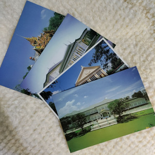 โปสการ์ด พระราชวังบางปะอิน จังหวัดอยุธยา Bang Pa-In Royal Palace postcard เซ็ต 4 ใบ