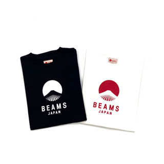 BEAMS JAPAN 22SS Mount Fuji ox Year limited T-shirt men and women loose couple round neck short sleeves