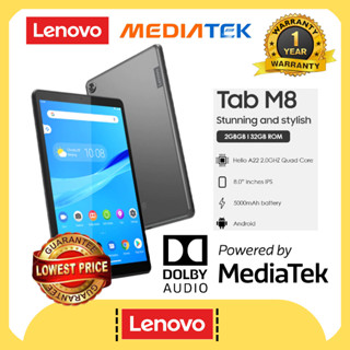 Lenovo Tab M8 8.0 "FHD/HD (16GB/32GB) 4G LTE Wifi Android 10 แท็บเล็ตแท็บเล็ตสำหรับเล่นเกม PC Tab