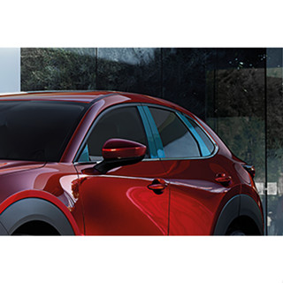 (ของแท้) ชุดฟิล์ม กันรอย เปียโนแบล็ก ภายนอก มาสด้า Mazda CX-30 (8 ชิ้น/ชุด)