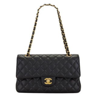 Chanel Caviar Flap Shoulder Bag อะไหล่ทอง