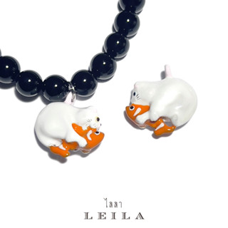 Leila Amulets พญาแมวนำโชค Baby Leila Collection (พร้อมกำไลหินฟรีตามรูป)