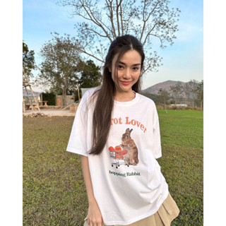 เสื้อยืดโอเวอร์ไซส์ ลายCarrot Lover กระต่าย