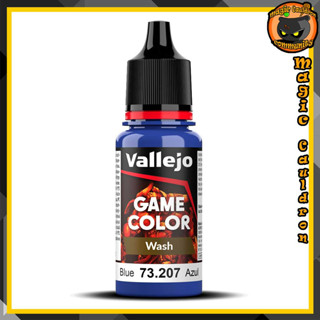 Blue Wash 18ml. New Vallejo Game Color Wash สีอะคริลิคสูตรน้ำ