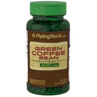 กาแฟเขียว คุมน้ำหนัก Green Coffee Bean 50% Chlorogenic Acid, 400 mg, 90 Quick Release Capsules