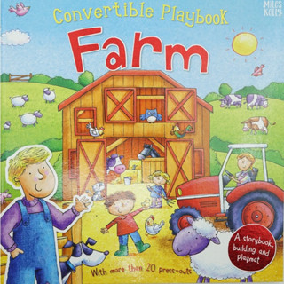 หนังสือใหม่ในซีล Convertible Playbook : Farm หนังสือกิจกรรมเล่มใหญ่📌สินค้าพร้อมส่งจากกทม. รับประกันราคาถูกที่สุด📌