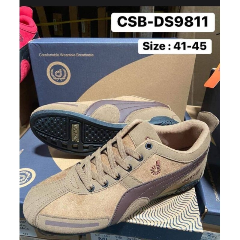 csbรองเท้าผ้าใบยี่ห้อcsbรุ่นds9811size41 45