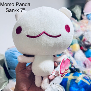 ตุ๊กตา RARE Kawaii San-X Japan Momo Peach Panda Plush ป้ายห้อย ลิขสิทธิ์แท้ ขนาด7นิ้ว งานสวย หายาก