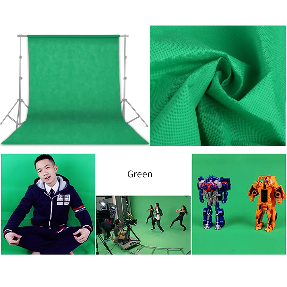 ฉากถ่ายรูป 2x2m มี3สีเลือกได้ ครบเซต (โครงฉากอลูทิเนียม2x2m ขา2m 2ตัว/คานบน3ท่อน และตัวหนีบผ้า4ตัวค่ะ &1 3x1.6m ฉากหลัง)
