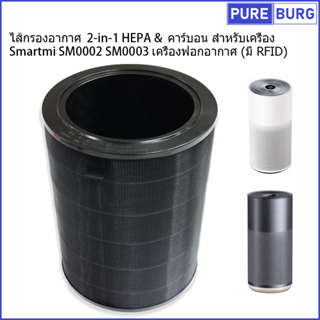 มีRFID Smartmi SM0002 SM0003 เครื่องฟอกอากาศ มี RFIDไส้กรองอ…
