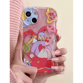 เคสไอโฟนใสขอบหยักลายการ์ตูน i7-14promax (Case iphone) เคสมือถือ เคสการ์ตูน เคสใสสกีน เคสอาร์ตๆ เคสศิลปะ เคสสีสันสดใส