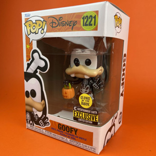 Funko POP Goofy as Skeleton Halloween Glow in the Dark Disney Entertainment Earth Exclusive 1221