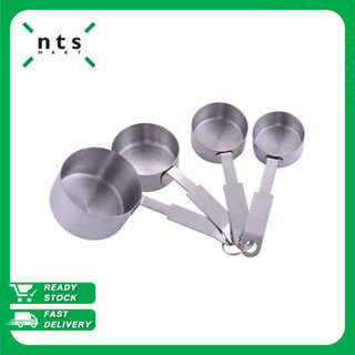 PRO CHEF MEASURING CUP SET ถ้วยตวงสแตนเลส ช้อนตวงสแตนเลส เซ็ต4ชิ้น รุ่น PRC1-KB-KW