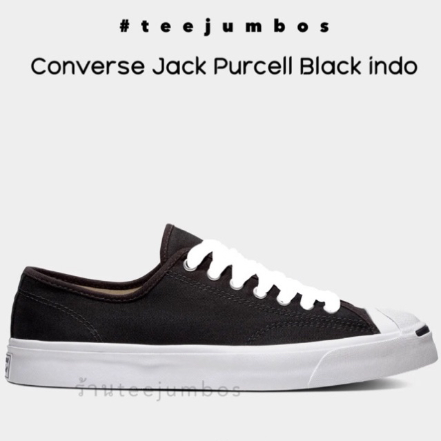 รองเท้า Converse Jack Purcell INDO Canvas Black 🐲⚠️ สินค้าพร้อมกล่อง งานอินโด 🔥😈