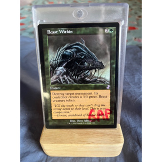 การ์ด MTG Beast Within Green Magic the gathering EDH รุ่น TSR Retro สภาพ Nm