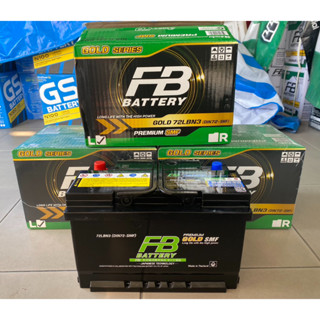 แบตเตอรี่​ รถ​ Mazda​ BT50-PRO​ New​ RANGER FB Battery Premium Gold Din 72 (DIN72 LBN3 -SMF)