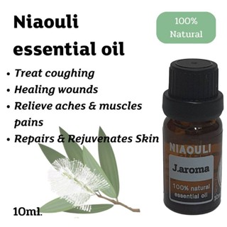 j.aroma น้ำมันหอมระเหยสเม็ดใบกว้าง สกัดจากธรรมชาติ 100% j.aroma Niaouli essential oil 100% Natural