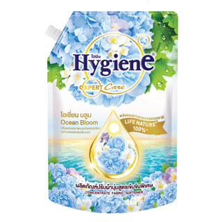 HYGIENE ไฮยีน เอ็กซ์เพิร์ท  แคร์ ไลฟ์ เนเจอร์  ผลิตภัณฑ์ปรับผ้านุ่ม สูตรเข้มข้นพิเศษ กลิ่นโอเชี่ยน บลูม 1150 มล.