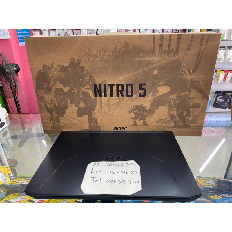 Acer Nitro 5 Gaming notebook An515-45-R2MT ครบกล่อง ประกัน 3 ยาวปี
